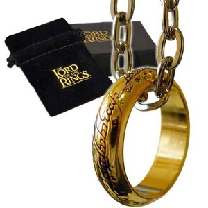 Herr der Ringe, Herr der Ringe Der Eine Ring vergoldet, 