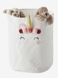 VERTBAUDET, Grosser Aufbewahrungskorb, Einhorn wollweiss, Grosser Aufbewahrungskorb, Einhorn wollweiss