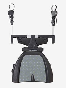 VERTBAUDET, Kinderwagen-Board grau, sterne, Rollbrett Wheel Board grau sterne