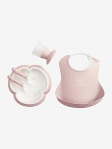 BABYBJORN, BABYBJÖRN Küchenset für Kinder 5 Teile, BABYBJÖRN® Esslern-Set für Babys zartrosa