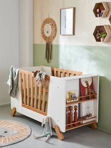 VERTBAUDET, Babybett, Pirouette, Gitter abnehmbar weiss, Babybett, Pirouette, Gitter abnehmbar weiss