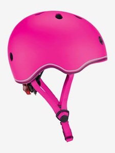 undefined, Globber EVO Helm mit LED, pink, Kinder Schutzhelm mit LED von GLOBBER deep pink