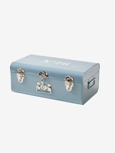 VERTBAUDET, Kinderkoffer aus Metall blau, Kinderkoffer aus Metall blau