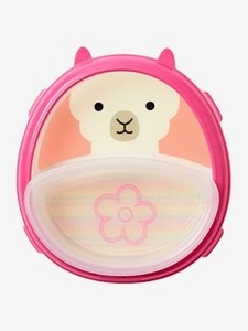 Skip Hop, SKIP HOP 2-in-1 Teller Eat Neat Zoo Lama, SKIP HOP® Zoo Esslern-Set für Kinder lama/rosa