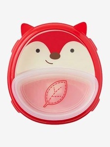 Skip Hop, SKIP HOP 2-in-1 Teller Eat Neat Zoo Fuchs, SKIP HOP® Zoo Esslern-Set für Kinder fuchs/orange