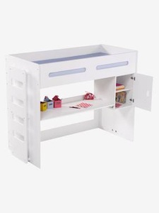 VERTBAUDET, Schreibtisch mit Regal für Hochbett Combibed weiss, Schreibtisch mit Regal für Hochbett Combibed weiss