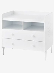 VERTBAUDET, Wickelkommode Wolke weiss, Wickelkommode Traumwolke weiss