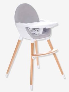VERTBAUDET, Mitwachsender Kinder Hochstuhl ,,TopSeat hellgrau, Mitwachsender Kinder Hochstuhl ,,TopSeat grau