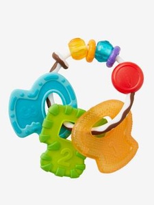 infantino, Beissring Blue Box weiss/bunt, INFANTINO® Beißring weiss