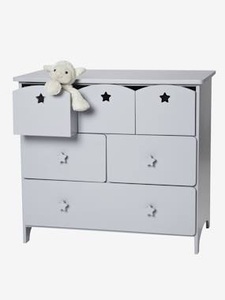 VERTBAUDET, Kinderkommode Sirius grau, Kinderkommode Sirius grau
