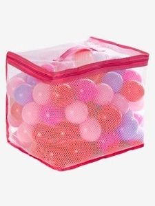 VERTBAUDET, 100 Kugeln für Bällebad hellrosa/mehrfarbig, 100 Kugeln für Bällebad rosa/mehrfarbig