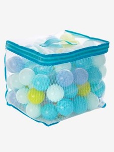 VERTBAUDET, 100 Kugeln für Bällebad weiss/mehrfarbig, 100 Kugeln für Bällebad blau/mehrfarbig