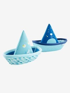 VERTBAUDET, 2 Badewannen-Boote mehrfarbig, 2 Badewannen-Boote blau