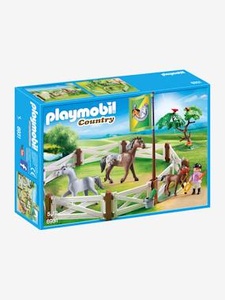 PLAYMOBIL, Pferdekoppel, PLAYMOBIL® Country 6931 Pferdekoppel mehrfarbig