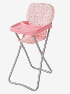 VERTBAUDET, Hochstuhl für Puppen rosa, Hochstuhl für Puppen rosa