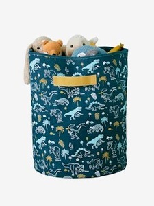 VERTBAUDET, Aufbewahrungskorb ,,Dinoland blau, Aufbewahrungskorb ,,Dinoland petrol bedruckt