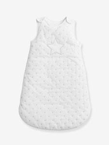VERTBAUDET, Traumhafter Babyschlafsack Sternenregen weiss bedruckt, Traumhafter Babyschlafsack Sternenregen weiss bedruckt