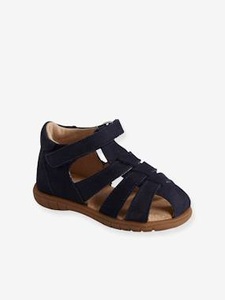 VERTBAUDET, Ledersandalen für Baby Jungen marine, Ledersandalen für Baby Jungen marine