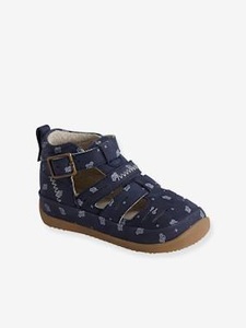 VERTBAUDET, Lauflern-Sandalen für Baby Jungen marine/kaktus, Lauflern-Sandalen für Baby Jungen marine/kaktus