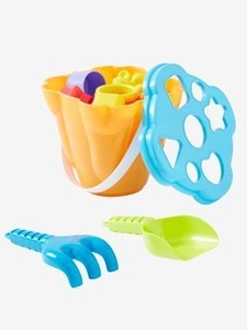 VERTBAUDET, Sandspielset für Kinder mit Steckkasten mehrfarbig, Sandspielset für Kinder mit Steckkasten mehrfarbig