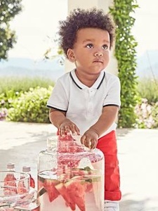 VERTBAUDET, Poloshirt für Baby Jungen, Stickerei weiß, Poloshirt für Baby Jungen, Stickerei weiß