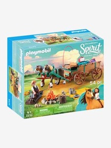 PLAYMOBIL, Vater Jim mit Kutsche, PLAYMOBIL® Spirit 9477 Vater Jim mit Kutsche mehrfarbig