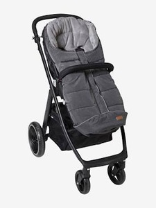 VERTBAUDET, Gesteppter Buggy-Fusssack, Fleece-Futter anthrazit, Gesteppter Buggy-Fusssack, Fleece-Futter anthrazit