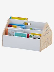 VERTBAUDET, Kleine Bücherkiste für Kinder, Haus schwarz