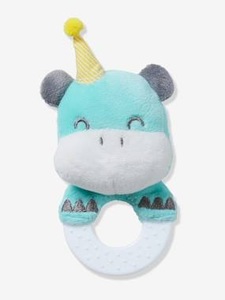 VERTBAUDET, Beissring Nilpferd für Babys blau, Beissring Nilpferd für Babys blau
