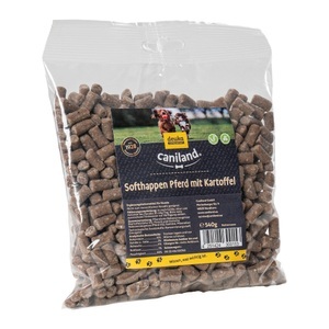 Canibit, Caniland Soft Pferd-Happen getreidefrei - 4 x 540 g, Caniland Soft Happen mit Pferdefleisch getreidefrei - 540 g