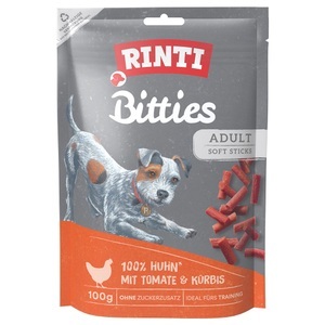 RINTI, RINTI Extra Bitties 100 g - Huhn mit Tomate & Kürbis, RINTI Extra Bitties 100 g - Huhn mit Tomate & Kürbis
