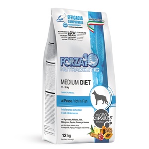Forza10 Diet Dog, Forza 10 Medium Diet mit Fisch - 12 kg, Forza 10 Medium Diet mit Fisch - 12 kg