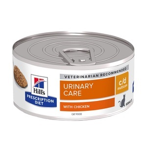 Hill´s Prescription Diet, Sparpaket Hill´s Prescription Diet Feline Dose 24 x 156 g - Feline c/d mit Huhn - Harntrakt, Hill's Prescription Diet c/d Multicare Urinary Care mit Huhn - 1 x 156 g