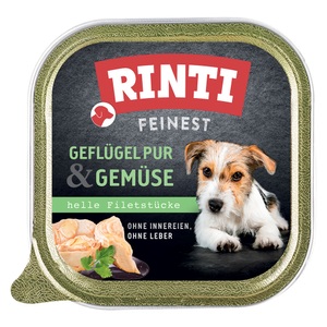 RINTI, RINTI Feinest 11 x 150 g - Geflügel & Gemüse, Rinti Feinest mit Geflügel und Gemüse (150g)