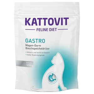 Kattovit, 1,25 kg Kattovit Trockenfutter Spezialdiät zum Sonderpreis! - Gastro, KATTOVIT Feline Gastro 1.25 kg