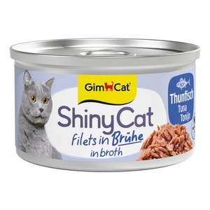 GimCat, GimCat ShinyCat Filet Dose 6 x 70 g - Thunfisch, GimCat ShinyCat Filet in Brühe 6 x 70 g - Thunfisch