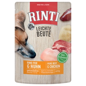 RINTI, RINTI Leichte Beute 10 x 400 g - Rind Pur & Huhn, RINTI Leichte Beute 10 x 400 g - Rind Pur & Huhn