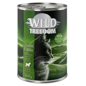 Wild Freedom, Wild Freedom Adult 6 x 400 g - Green Lands - Lamm & Huhn, 