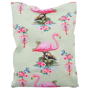 Aumüller, Aumüller Flamingo Shanghai Kissen mit Katzenminze, Baldrian und Dinkelspelz - 1 Stück, 