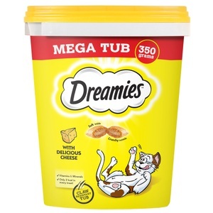 Dreamies, Dreamies Snacks Mega Box Käse 350g, Dreamies Megatub 350 g - Käse (350 g)