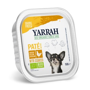 Yarrah, Yarrah Bio Wellness Pate 12 x 150 g - Bio Huhn mit Bio Meeresalgen, Yarrah Bio Paté 12 x 150 g - Bio Huhn mit Bio Meeresalgen