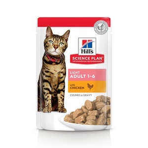 Hill´s Science Plan, Hill´s Science Plan Adult 1-6 Light Huhn - 6 x 85 g, Hill's Science Plan Adult Light Huhn & Meeresfisch - 12 x 85 g Huhn