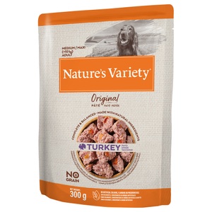 Megapack Nature's Variety Original Paté No Grain Medium/Maxi Adult 16 x 300 g - Truthahn