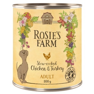 Rosie´s Farm, Rosie's Farm Adult 6 x 800 g - Huhn & Truthahn, Rosie's Farm Adult 6 x 800 g - Huhn & Truthahn