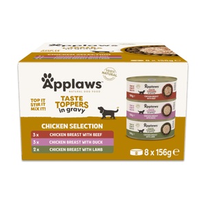 Applaws Taste Toppers Probiermix 8 x 156 g - Probiermix in Sosse