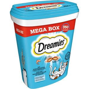 Dreamies Megatub 350 g - Sparpaket: Lachs (2 x 350 g)