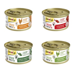 GimCat, GimCat Superfood ShinyCat Duo Probierpaket 6 x 70 g - Probierpaket (4 Sorten), GimCat Superfood ShinyCat Duo 6 x 70 g - Mixpaket (4 Sorten)