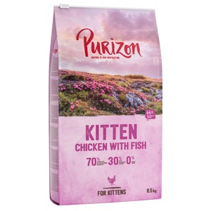 Purizon Cat, 6,5 kg Purizon Katzenfutter + gratis Katzenspielzeug! - Kitten Huhn & Fisch, 6,5 kg + 400 g gratis! Purizon 6,9 kg - Kitten Huhn & Fisch