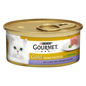 Gourmet, Gourmet Gold Feine Pastete 12 x 85 g - Lamm & grüne Bohnen, Gourmet Gold Feine Pastete 12 x 85 g - Lamm & grüne Bohnen