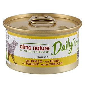 Almo Nature Daily Menu, Almo Nature Daily Menu 6 x 85 g - Mousse mit Huhn, Almo Nature Daily Mousse mit Huhn, Nassfutter für Katzen (85g)